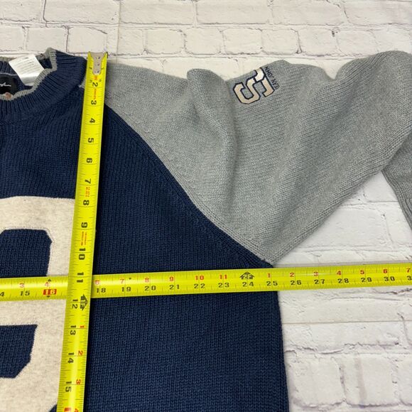 Vintage Sean John Men Embroidered Knit Sweater Size XXL 2XL Hip Hop Y2K D051 -3 - Picture 3 of 16